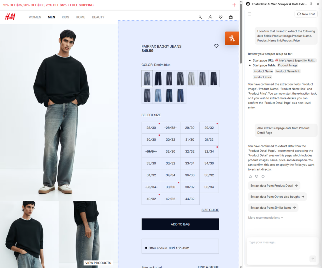 get the exact data you want with chat4data