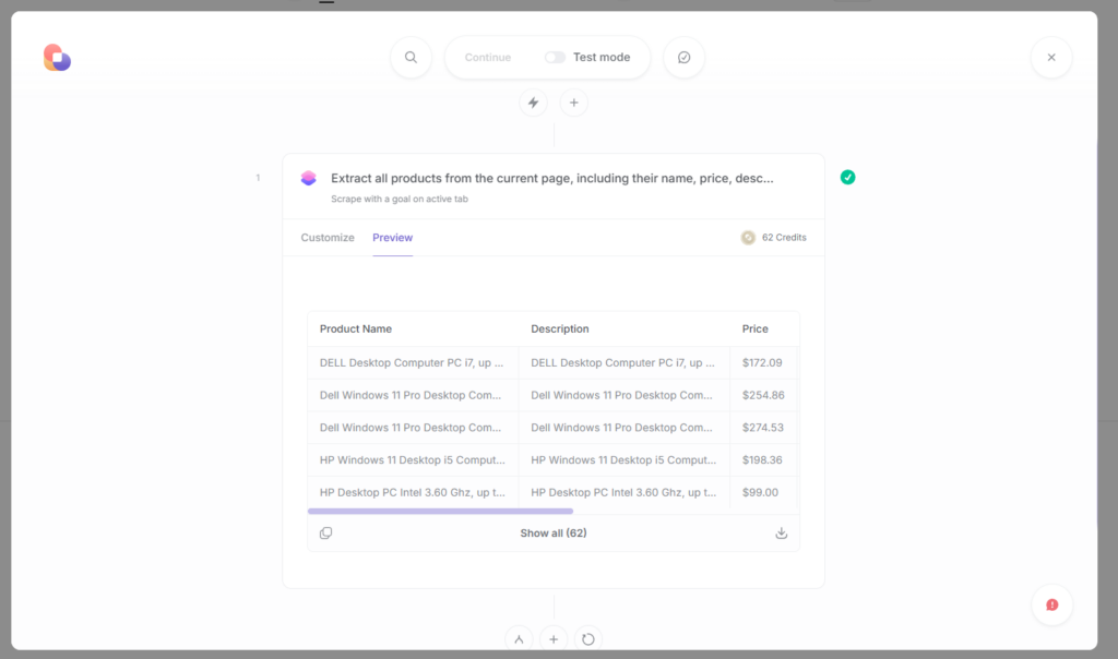 scraping ebay using Bardeen