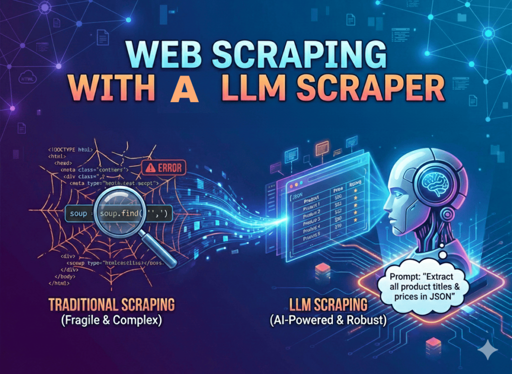 web scraping with a llm scraper