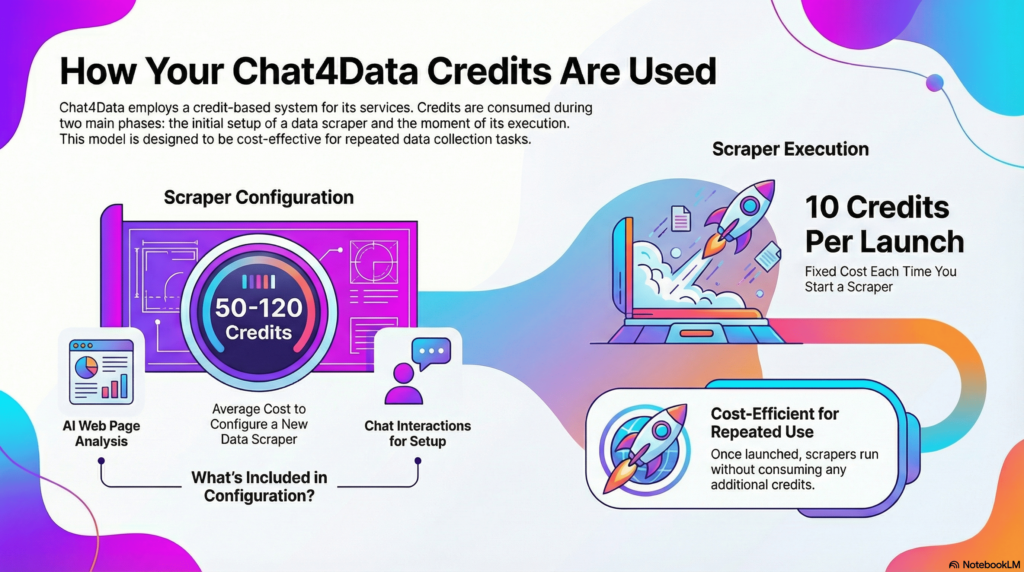 chat4data credits info