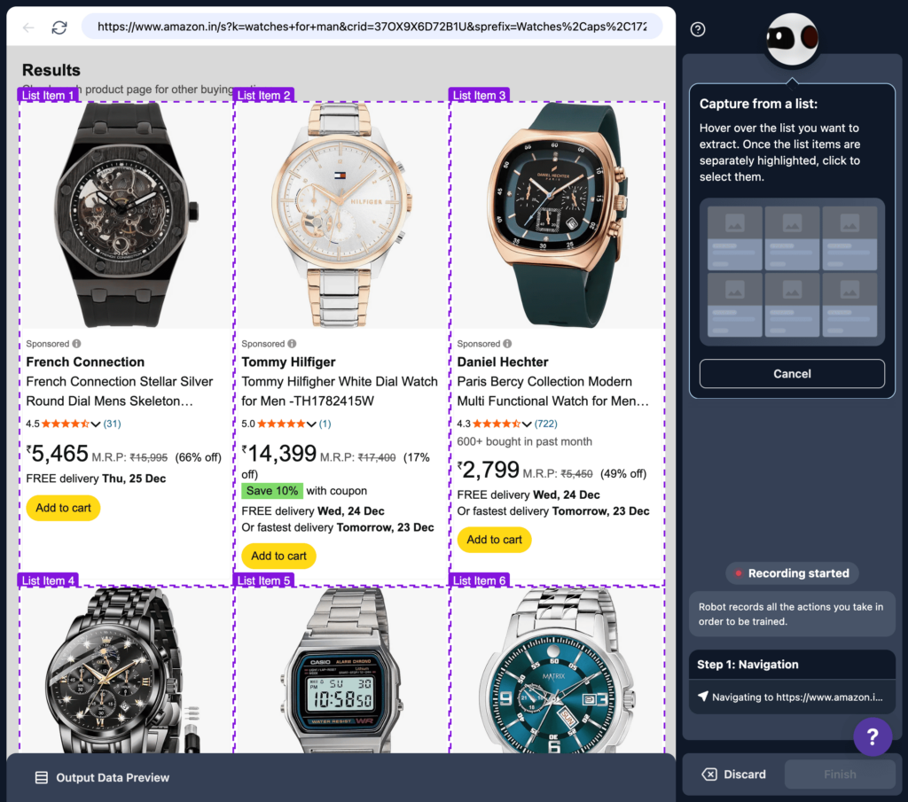 point-and-click interface