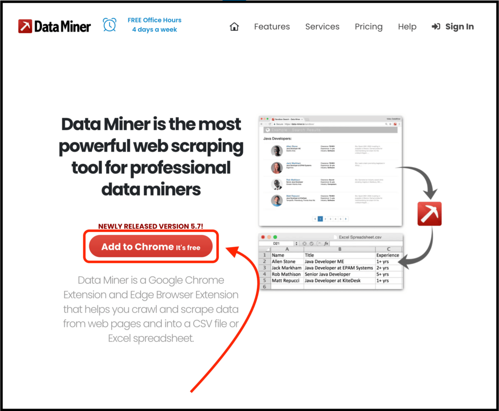 getting started with data miner