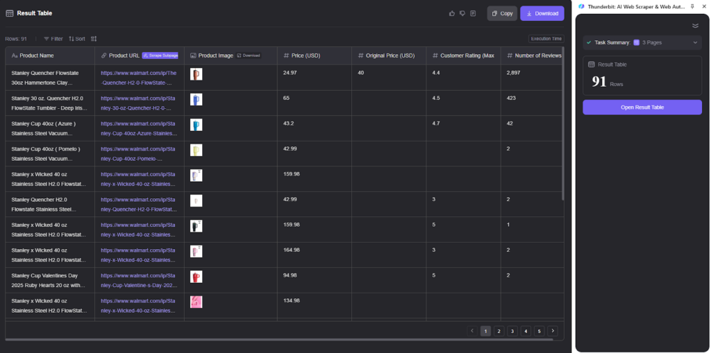 thunderbit scraping data tutorial