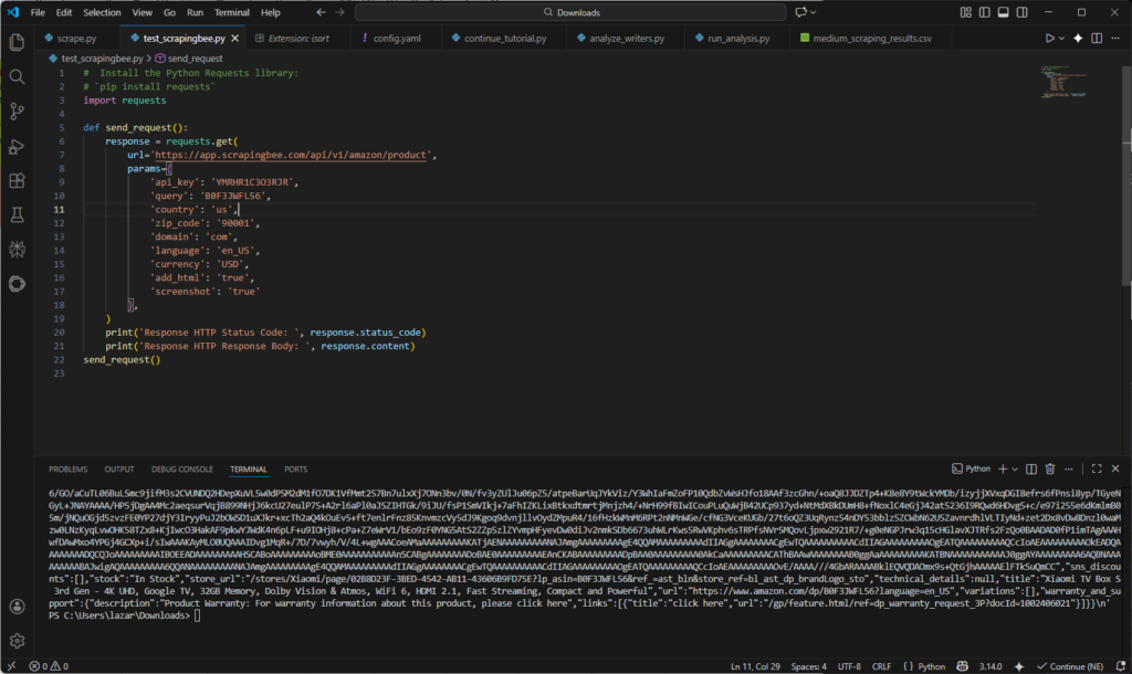 scrapingbee practical tutorial - scraping e-commerce