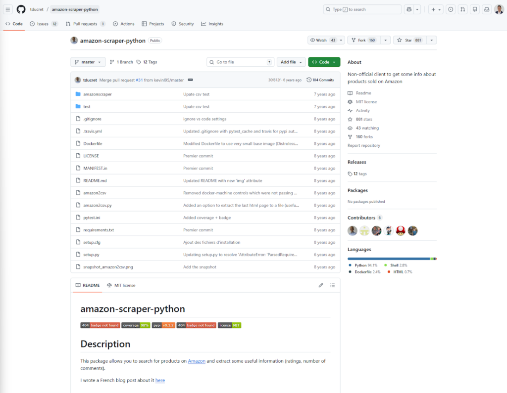 github amazon price scraper