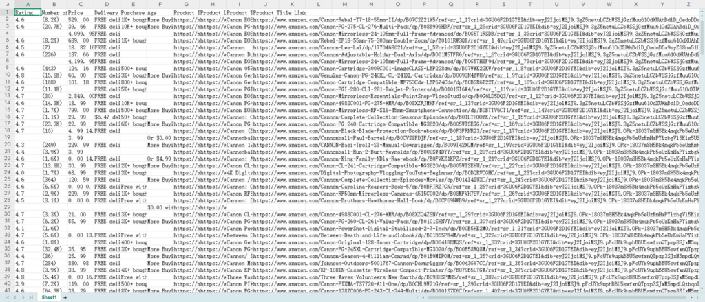 screen scraping with chat4data
