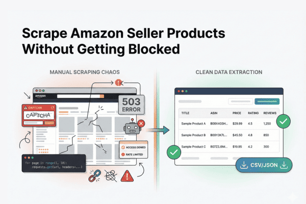 How to Scrape a Seller’s Products on Amazon Without Getting Blocked (2026)