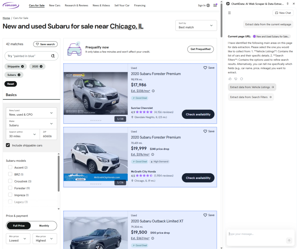 chat4data practical guide