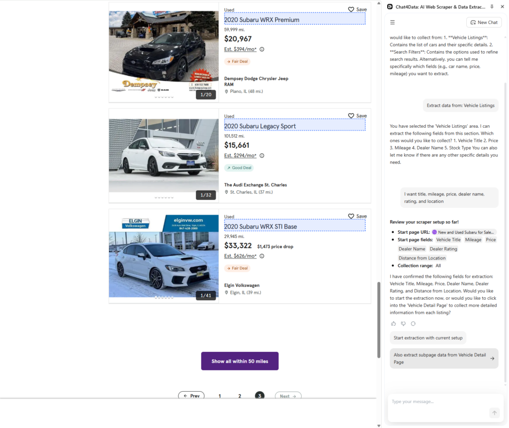 chat4data practical guide