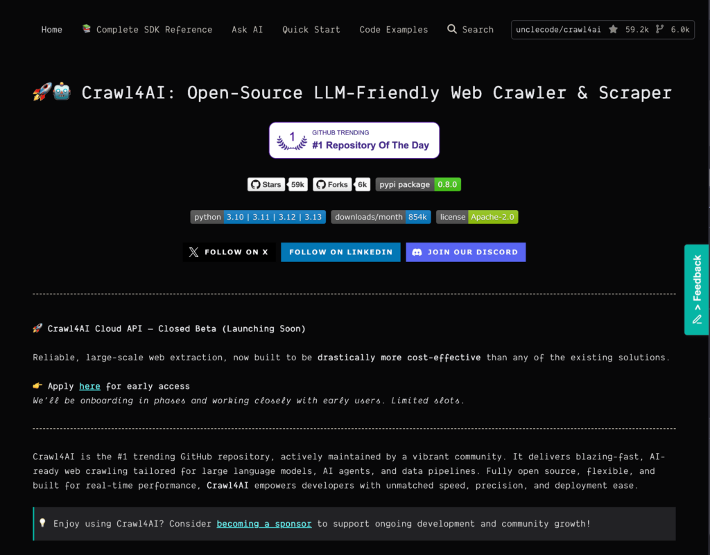 crawl4ai documentation