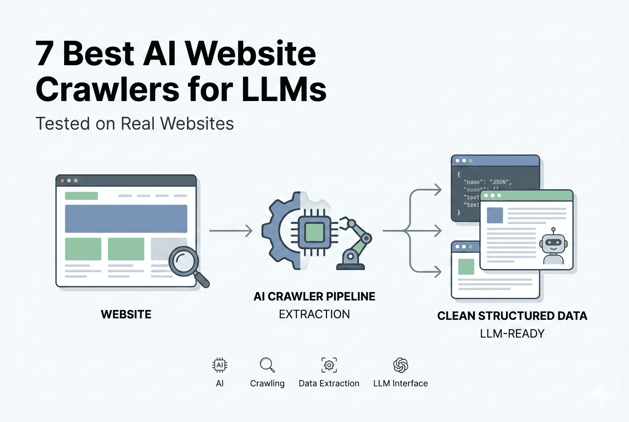7 Best Website Crawlers for LLMs (Tested on Real Websites)