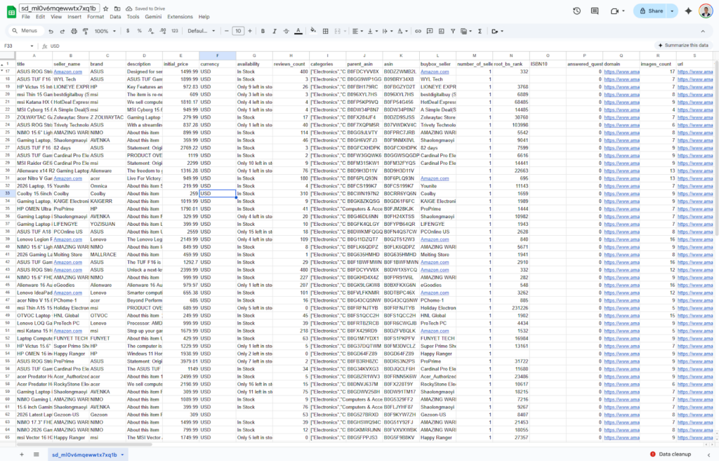 brightdata scraping amazon