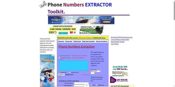 PhoneNumberExtractor.com