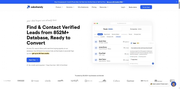 Saleshandy Lead Finder